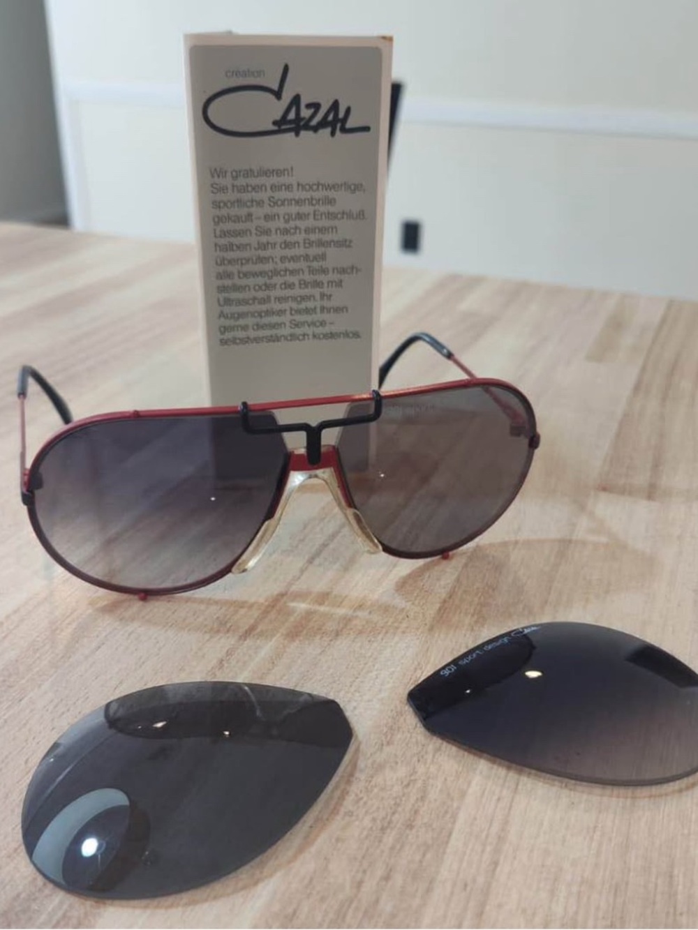 Cazal Targa 901 Vintage Sunglasses (80’s) by Designer by Cari Zalloni